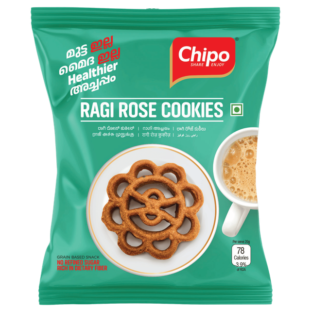 RAGI ROSE COOKIES (KARUTHAPPAM)