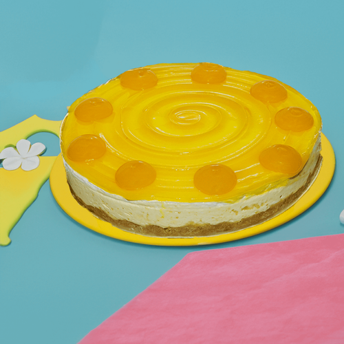 Malgova Mango Cheese Cake