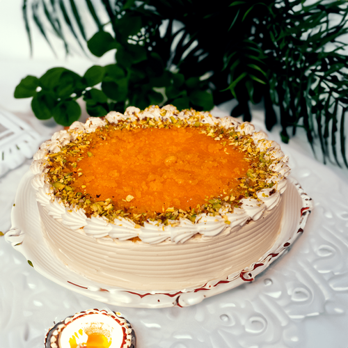Motichoor Cheesecake