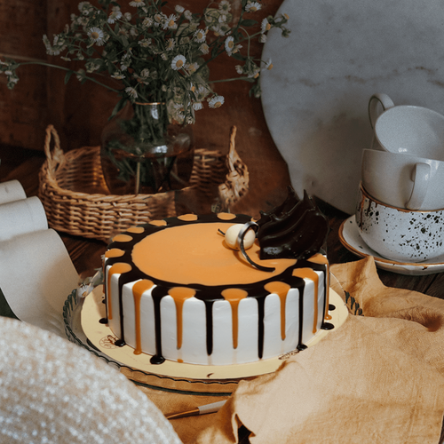 Chocolate Fudge Caramel Cake